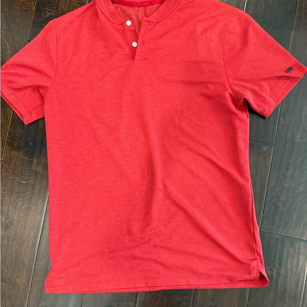 Nike Red Casual Button Down Shirt
